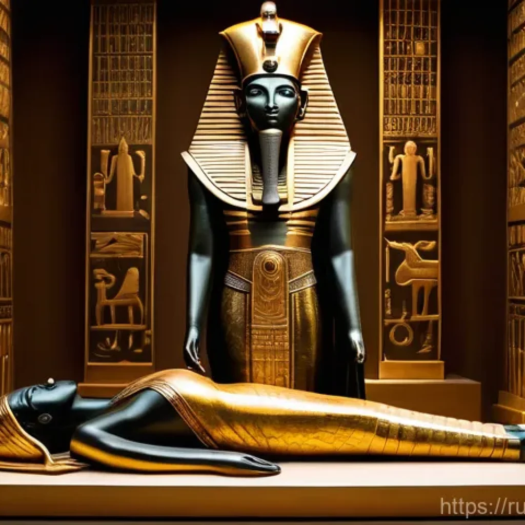 호루스와 세트의 전투 - **Isis's Grief and Magical Resolve:**
    A poignant scene depicting Isis, the goddess of magic and ...